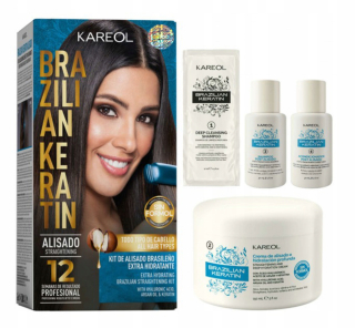 Keratin Keratin Kareol Set na vyrovnávanie vlasov
